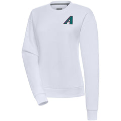 Arizona Diamondbacks Antigua Women's Cooperstown Victory Crewneck Pullover Sweatshirt - MLB