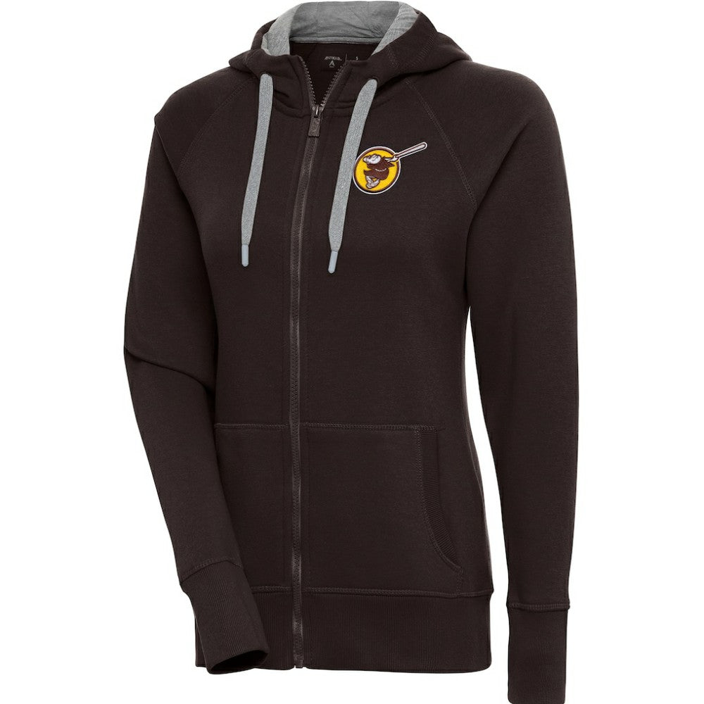 San Diego Padres Antigua Women's Cooperstown Victory Full-Zip Hoodie - MLB