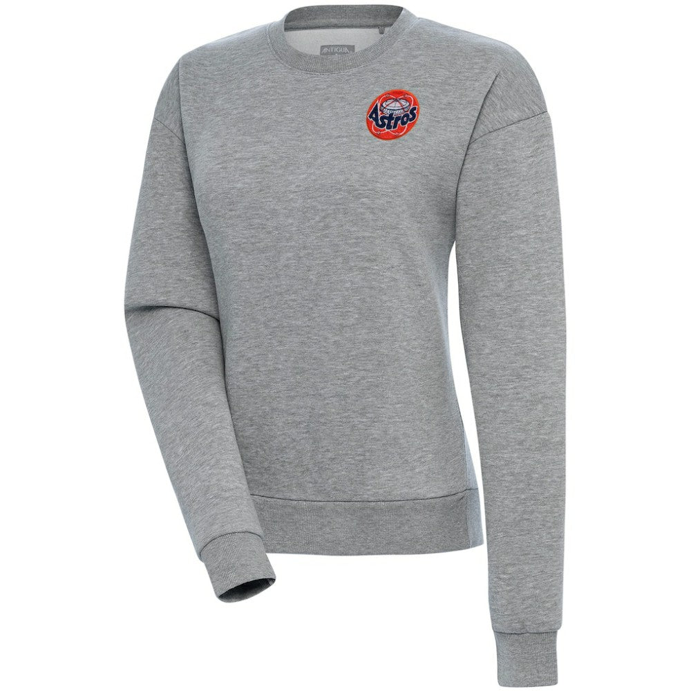 Houston Astros Antigua Women's Cooperstown Victory Crewneck Pullover Sweatshirt - MLB