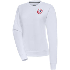 New York Yankees Antigua Women's Cooperstown Victory Crewneck Pullover Sweatshirt - MLB