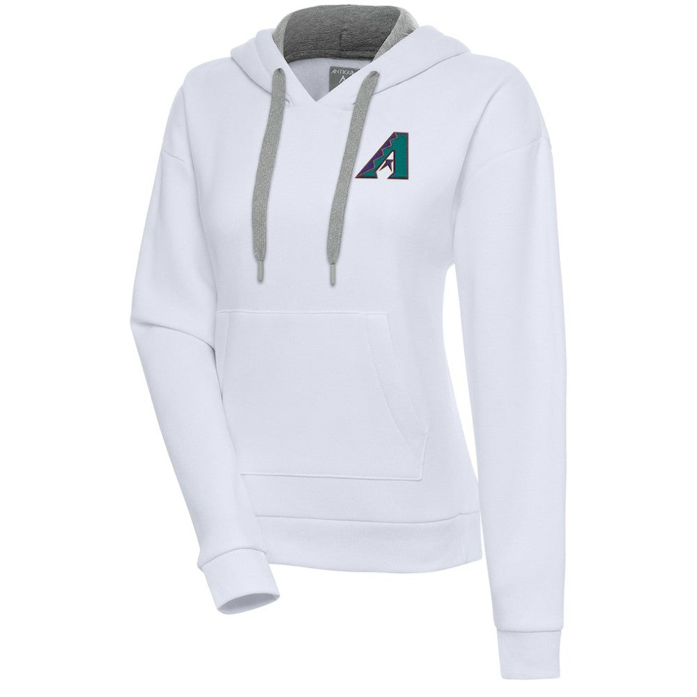 Arizona Diamondbacks Antigua Women's Cooperstown Victory Pullover Hoodie - MLB