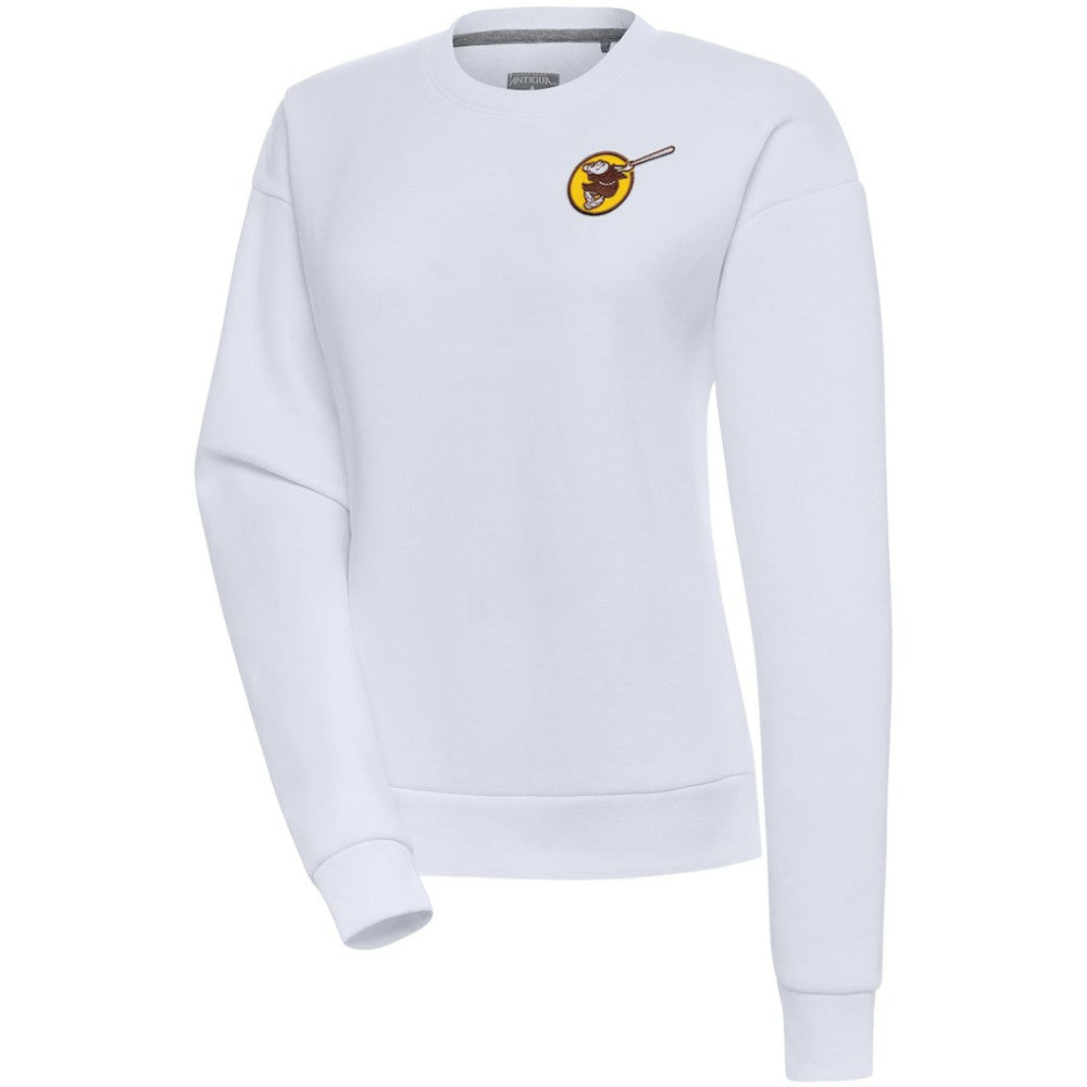 San Diego Padres Antigua Women's Cooperstown Victory Crewneck Pullover Sweatshirt - MLB