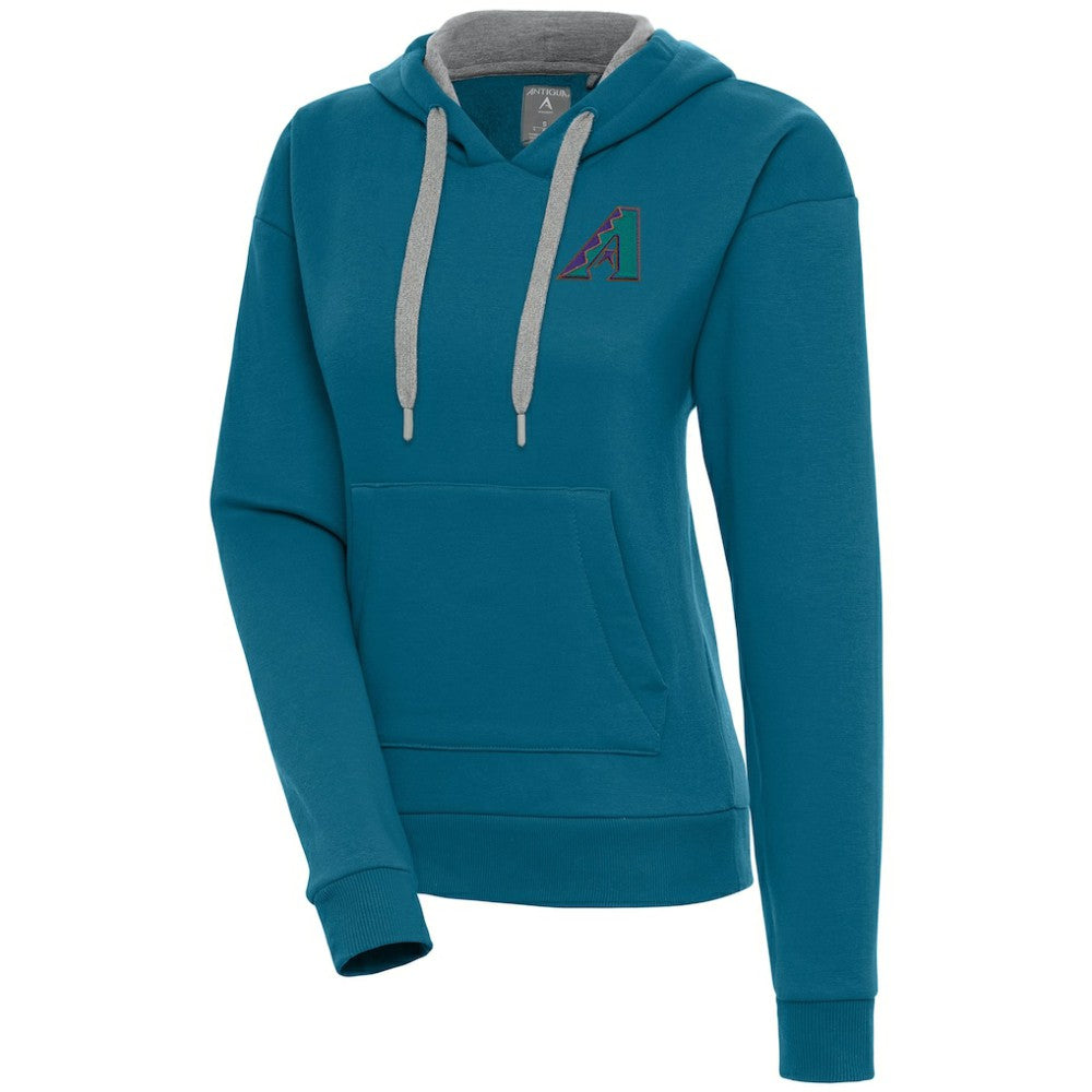 Arizona Diamondbacks Antigua Women's Cooperstown Victory Pullover Hoodie - MLB