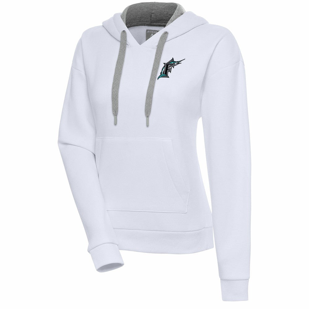 Florida Marlins Antigua Women's Cooperstown Victory Pullover Hoodie - MLB