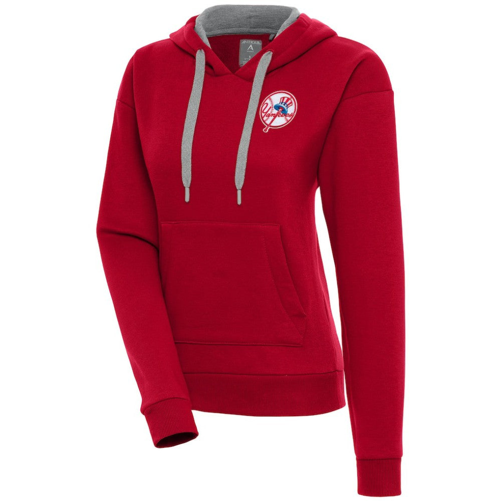 New York Yankees Antigua Women's Cooperstown Victory Pullover Hoodie - MLB