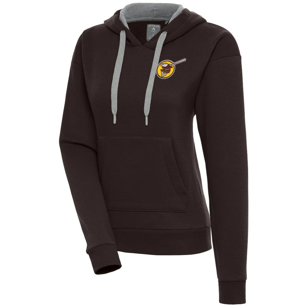 San Diego Padres Antigua Women's Cooperstown Victory Pullover Hoodie - MLB