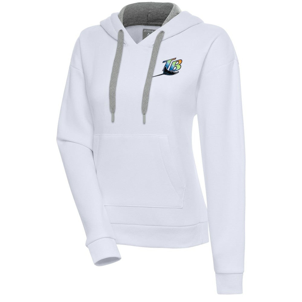 Tampa Bay Rays Antigua Women's Cooperstown Victory Pullover Hoodie - MLB