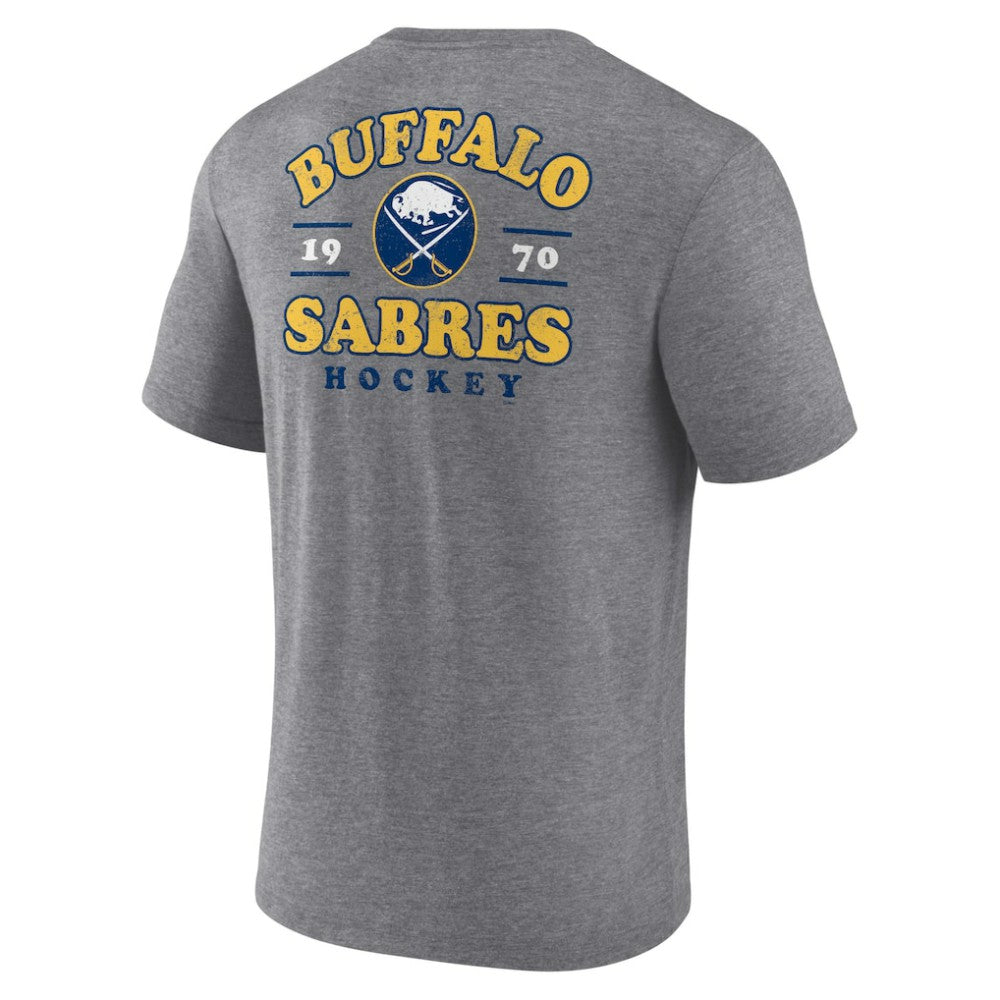 Buffalo Sabres Winger Tri-Blend T-Shirt - Heather Gray - NHL