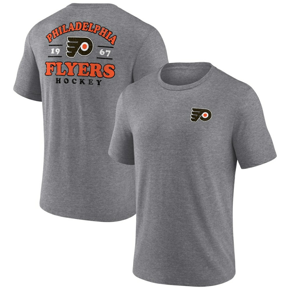 Philadelphia Flyers Winger Tri-Blend T-Shirt - Heather Gray - NHL