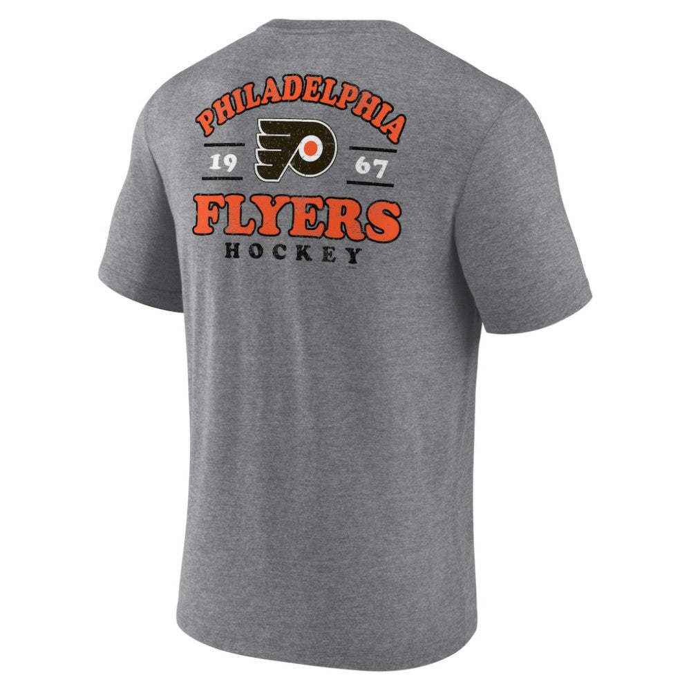Philadelphia Flyers Winger Tri-Blend T-Shirt - Heather Gray - NHL