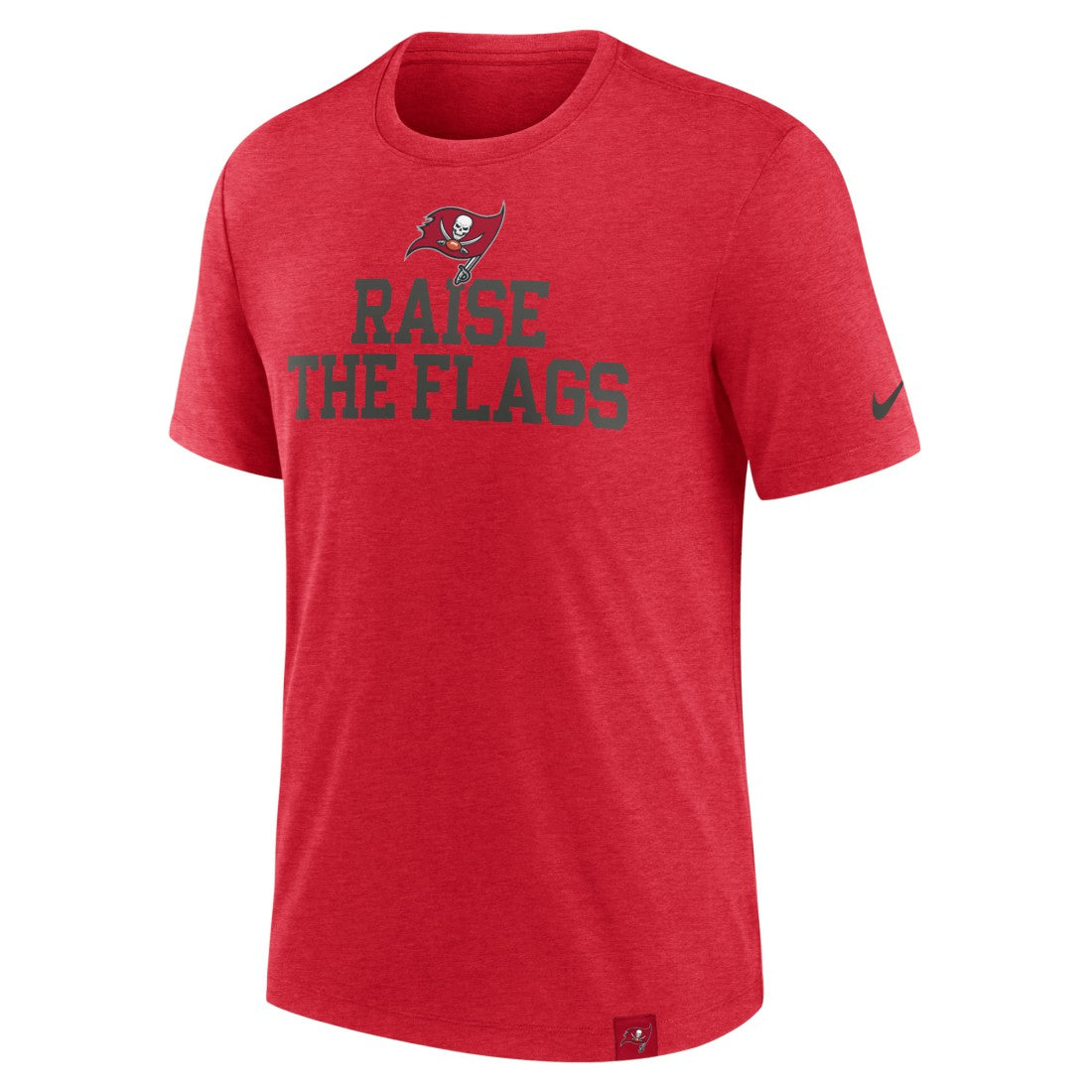 Tampa Bay Buccaneers Blitz Tri-Blend T-Shirt Heather Red | Nike for Sale