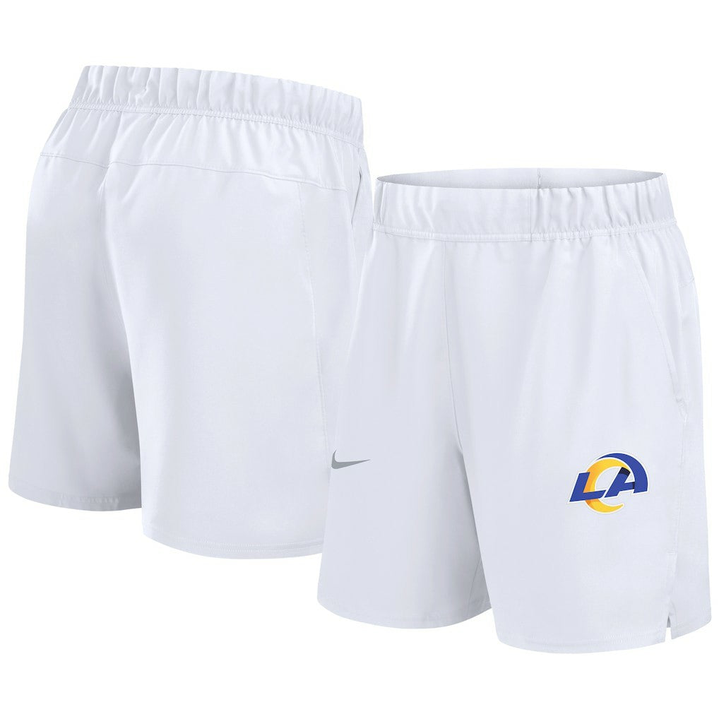 Los Angeles Rams Blitz Victory Dri-FIT Shorts White | Nike for Sale