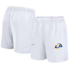 Los Angeles Rams Blitz Victory Dri-FIT Shorts White | Nike for Sale