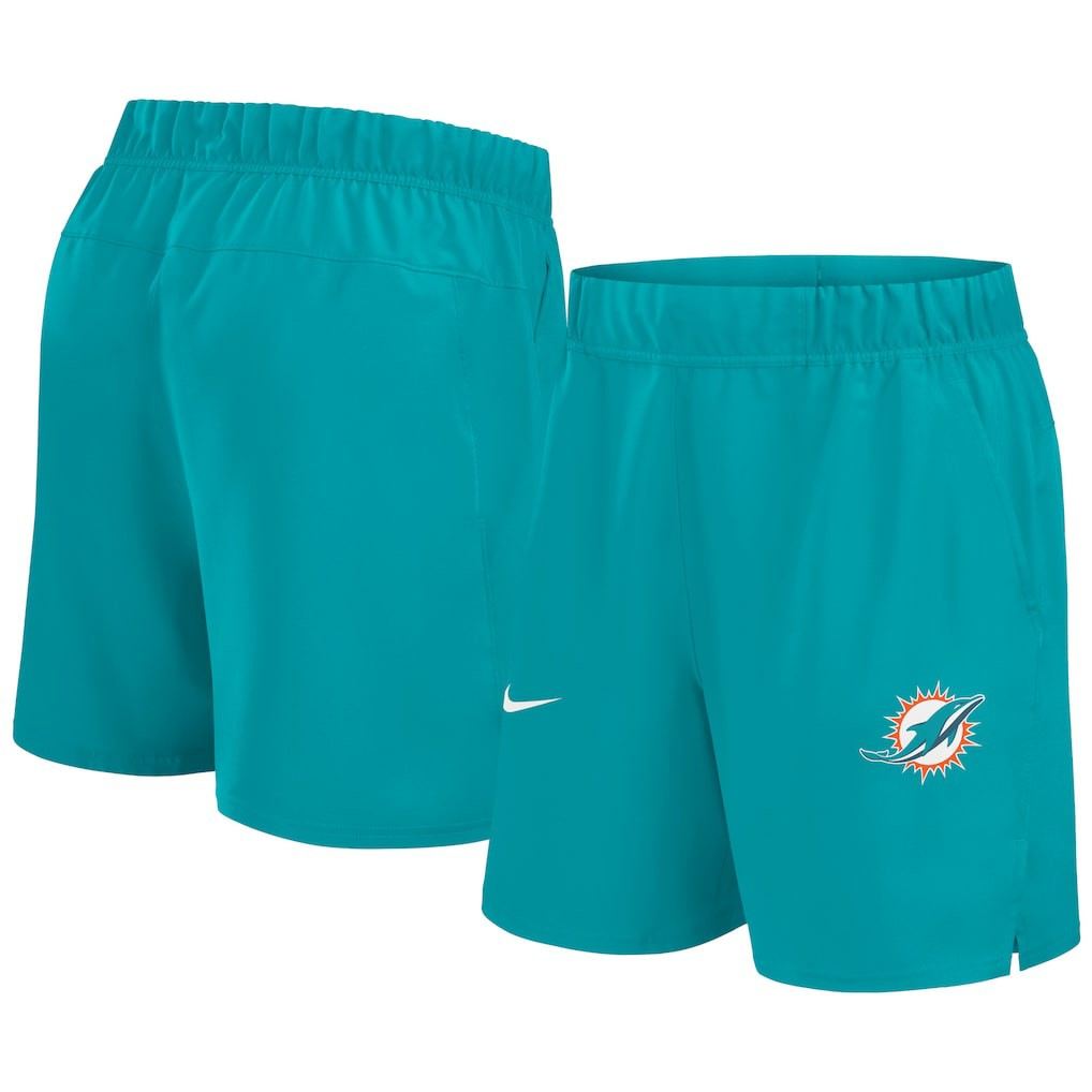 Miami Dolphins Blitz Victory Dri-FIT Shorts Aqua | Nike for Sale