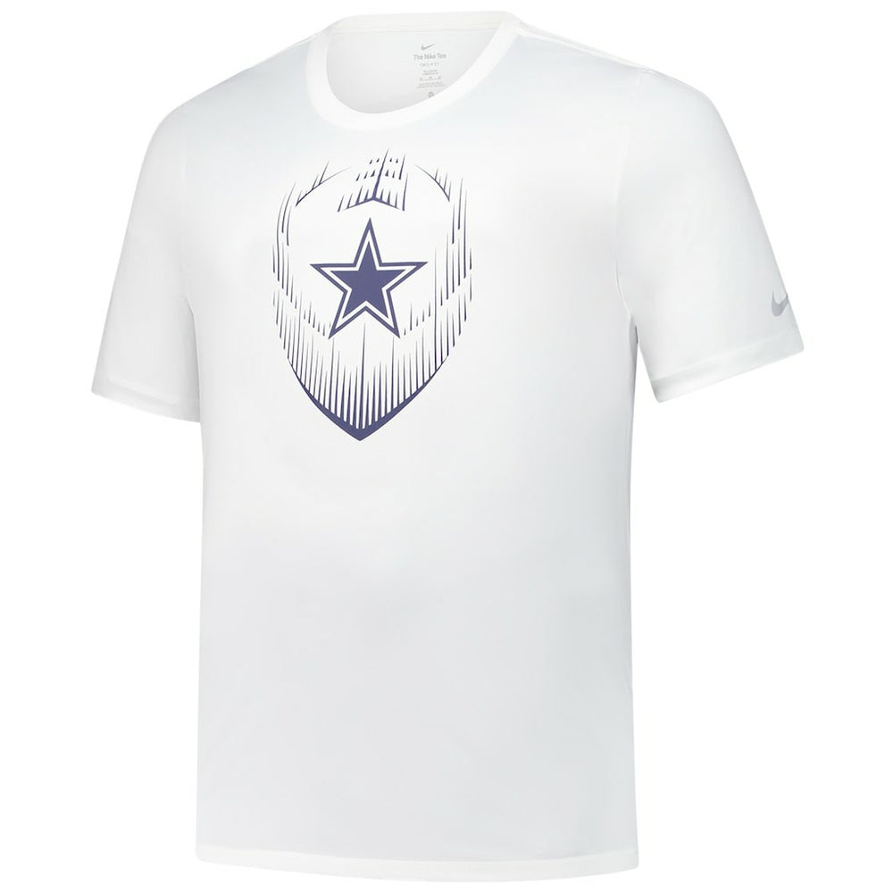 Dallas Cowboys Big & Tall Blitz Legend Icon Performance T-Shirt White | Nike for Sale