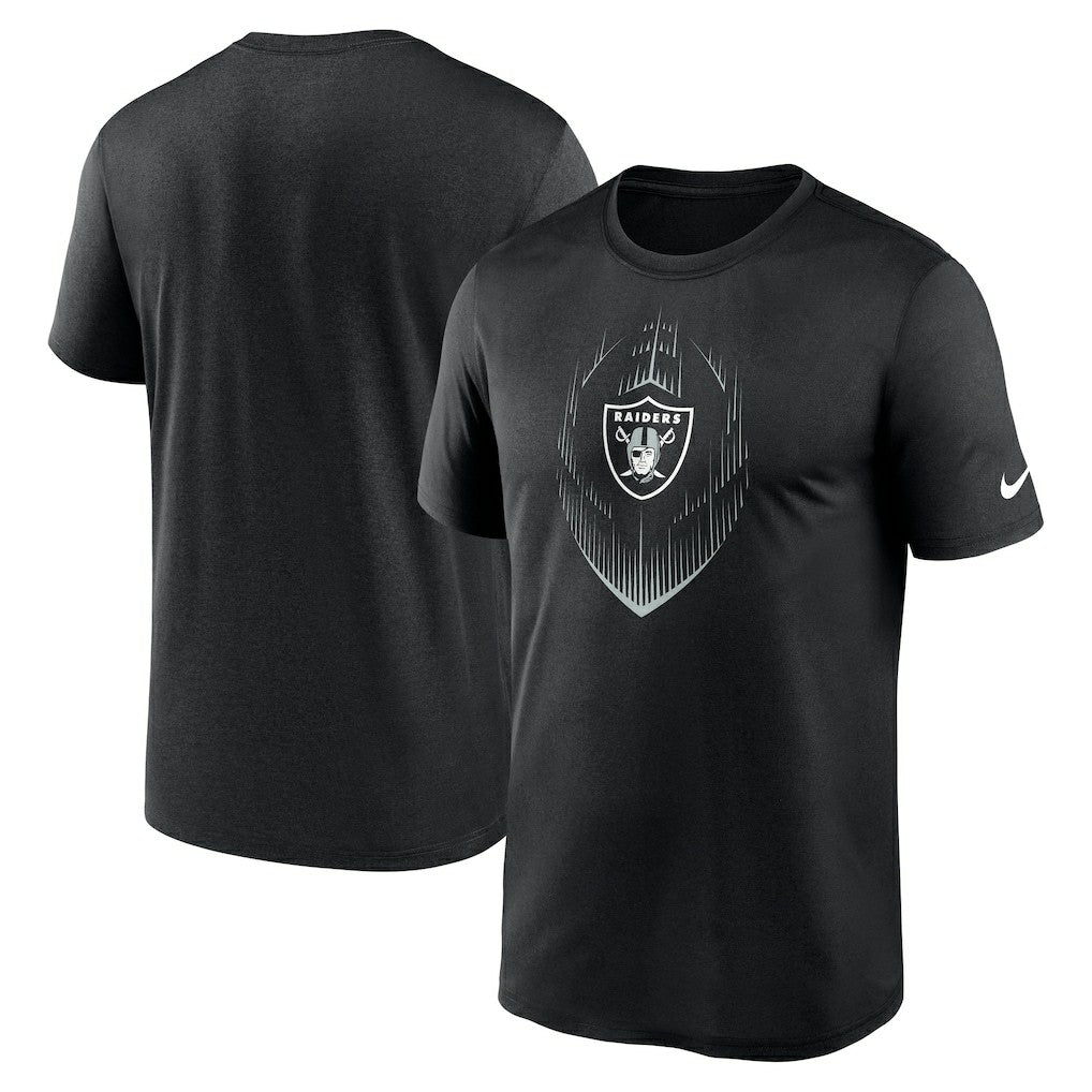 Las Vegas Raiders Big & Tall Blitz Legend Icon T-Shirt Black | Nike for Sale