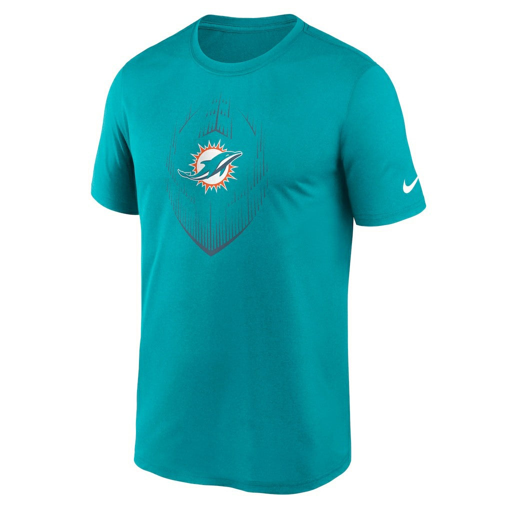 Miami Dolphins Big & Tall Blitz Legend Icon T-Shirt Aqua | Nike for Sale
