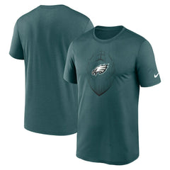 Philadelphia Eagles Big & Tall Blitz Legend Icon T-Shirt Teal | Nike for Sale