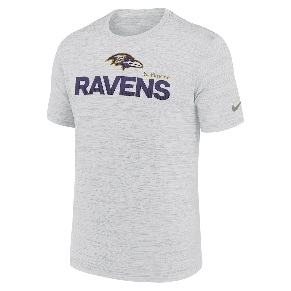 Baltimore Ravens Blitz Velocity Modern Dri-FIT T-Shirt Ash | Nike for Sale