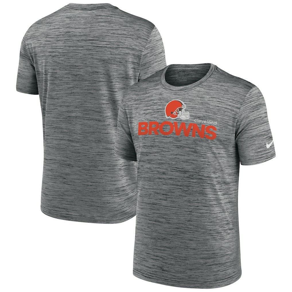 Cleveland Browns Blitz Velocity Modern Dri-FIT T-Shirt Anthracite | Nike for Sale