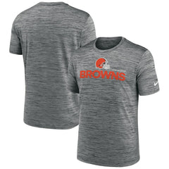 Cleveland Browns Blitz Velocity Modern Dri-FIT T-Shirt Anthracite | Nike for Sale