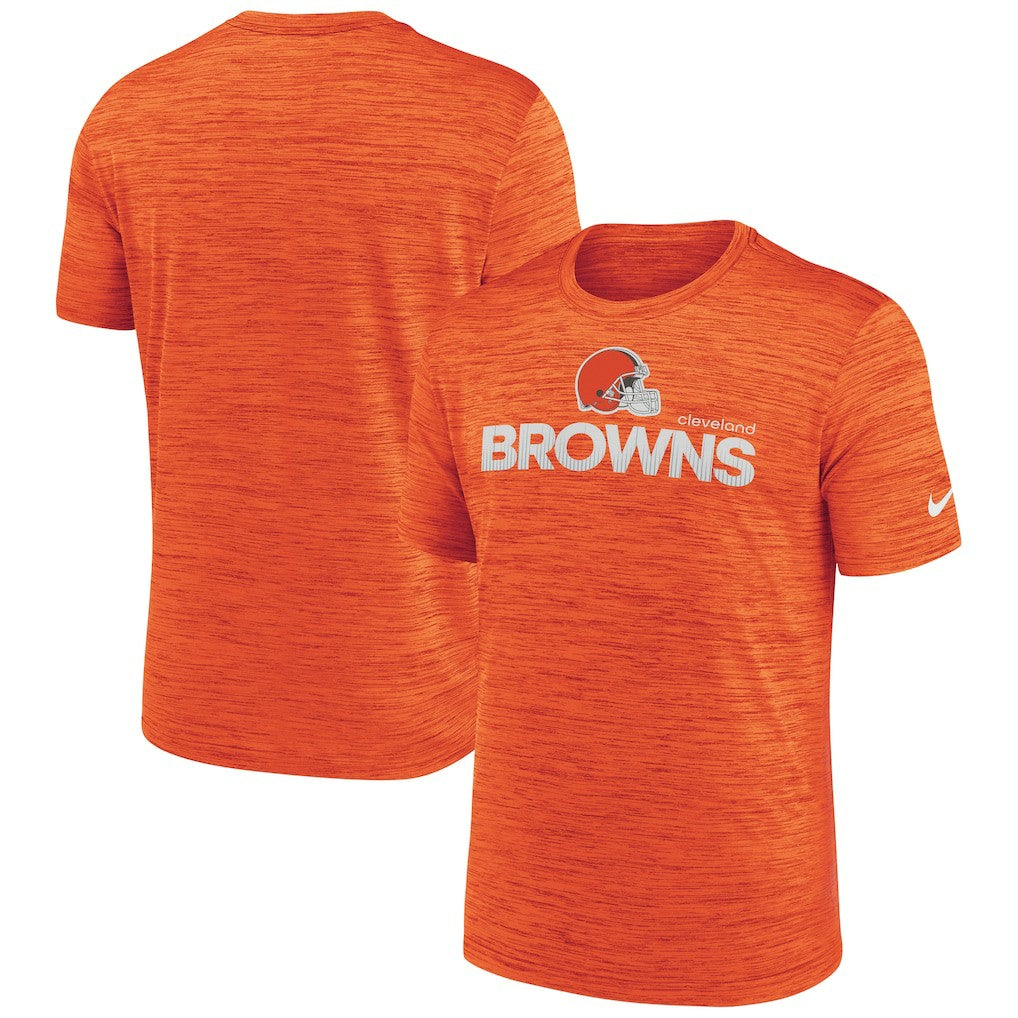 Cleveland Browns Blitz Velocity Modern Dri-FIT T-Shirt Orange | Nike for Sale