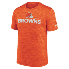 Cleveland Browns Blitz Velocity Modern Dri-FIT T-Shirt Orange | Nike for Sale