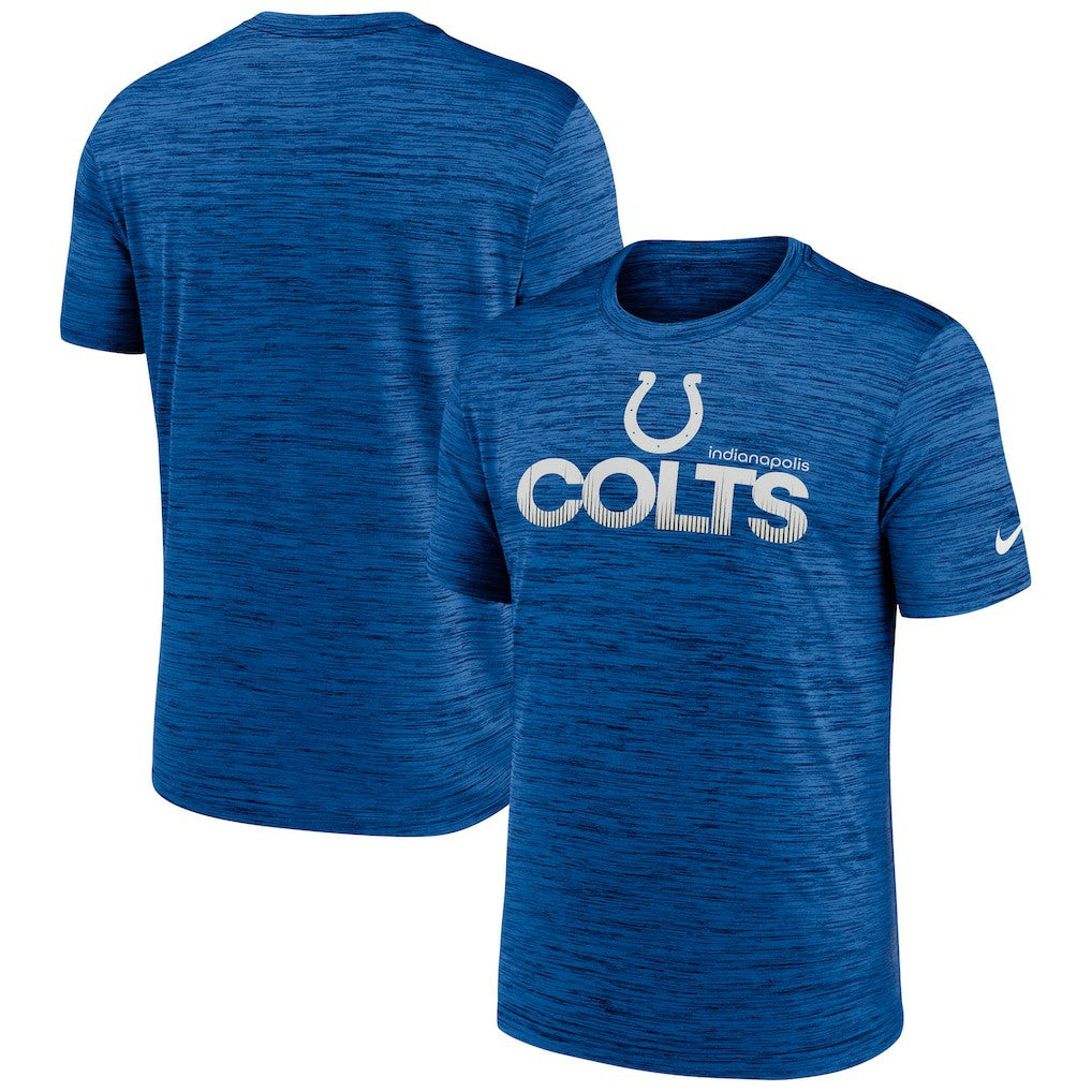 Indianapolis Colts Blitz Velocity Modern Dri-FIT T-Shirt Royal | Nike for Sale