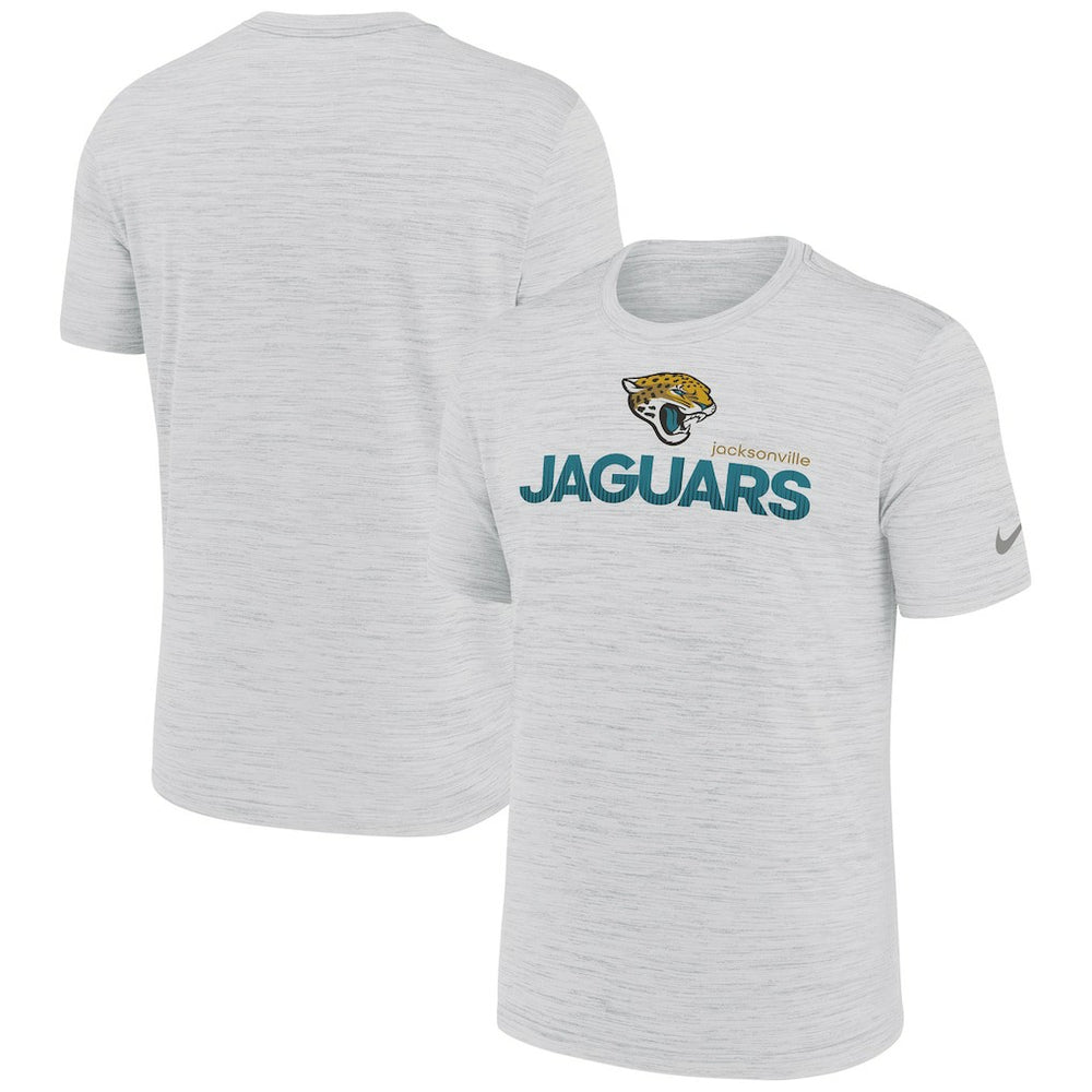 Jacksonville Jaguars Blitz Velocity Modern Dri-FIT T-Shirt Ash | Nike for Sale