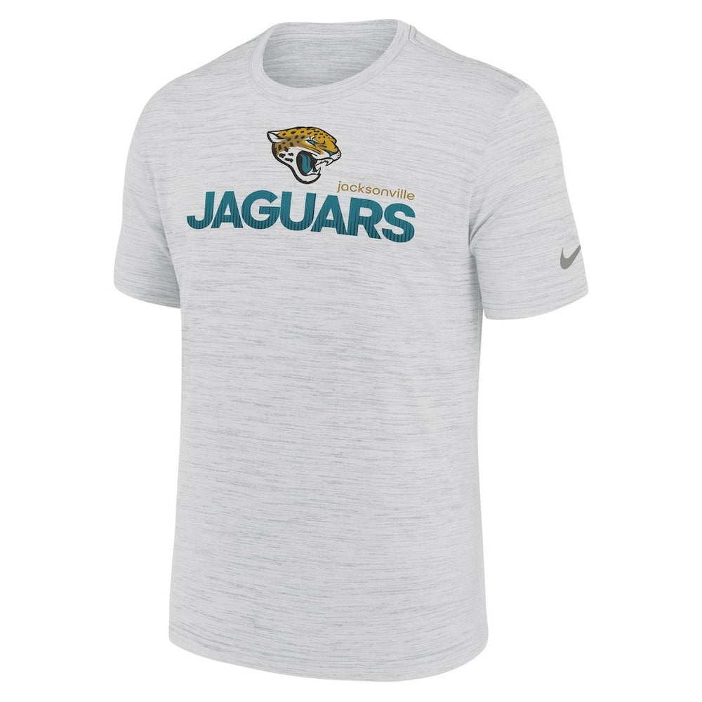 Jacksonville Jaguars Blitz Velocity Modern Dri-FIT T-Shirt Ash | Nike for Sale