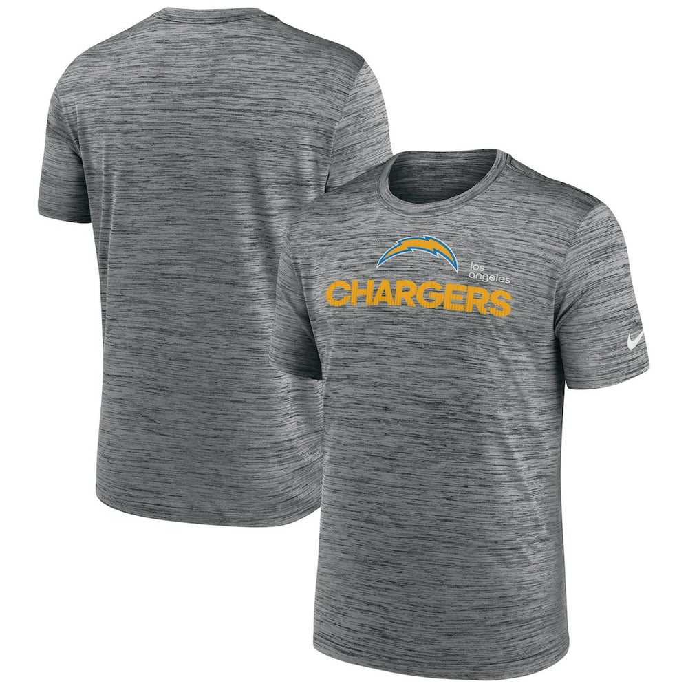 Los Angeles Chargers Blitz Velocity Modern Dri-FIT T-Shirt Anthracite | Nike for Sale