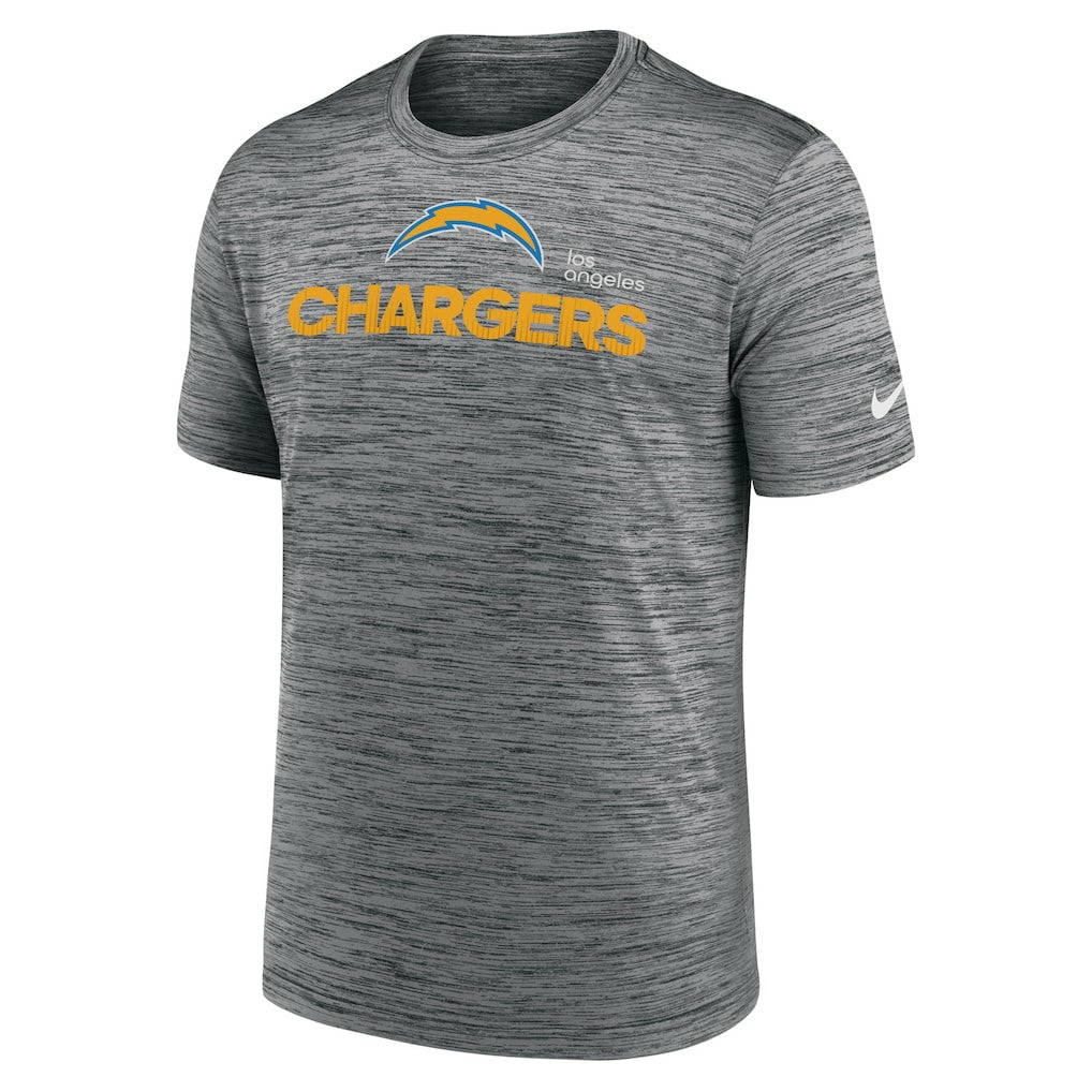 Los Angeles Chargers Blitz Velocity Modern Dri-FIT T-Shirt Anthracite | Nike for Sale