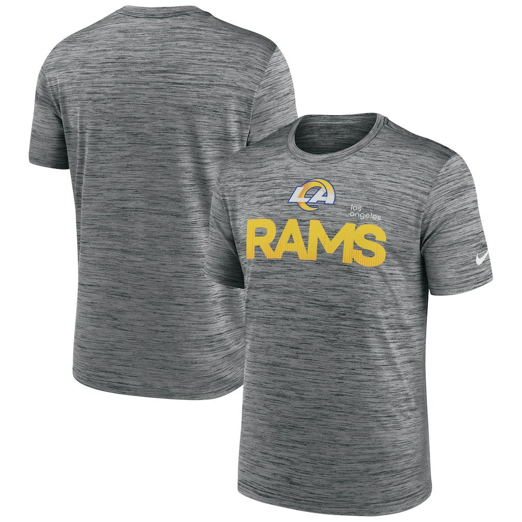 Los Angeles Rams Blitz Velocity Modern Dri-FIT T-Shirt Anthracite | Nike for Sale