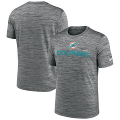 Miami Dolphins Blitz Velocity Modern Dri-FIT T-Shirt Anthracite | Nike for Sale