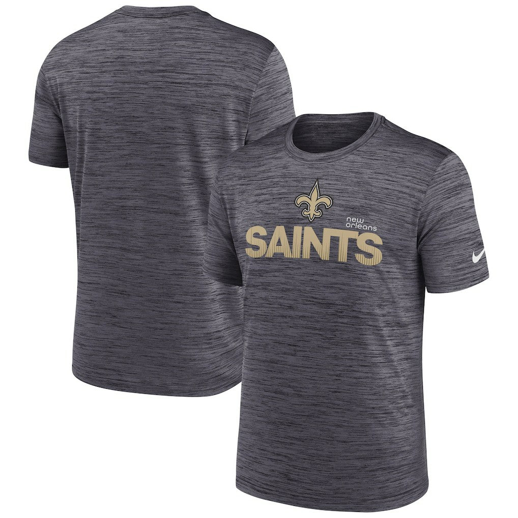 New Orleans Saints Blitz Velocity Modern Dri-FIT T-Shirt Black | Nike for Sale