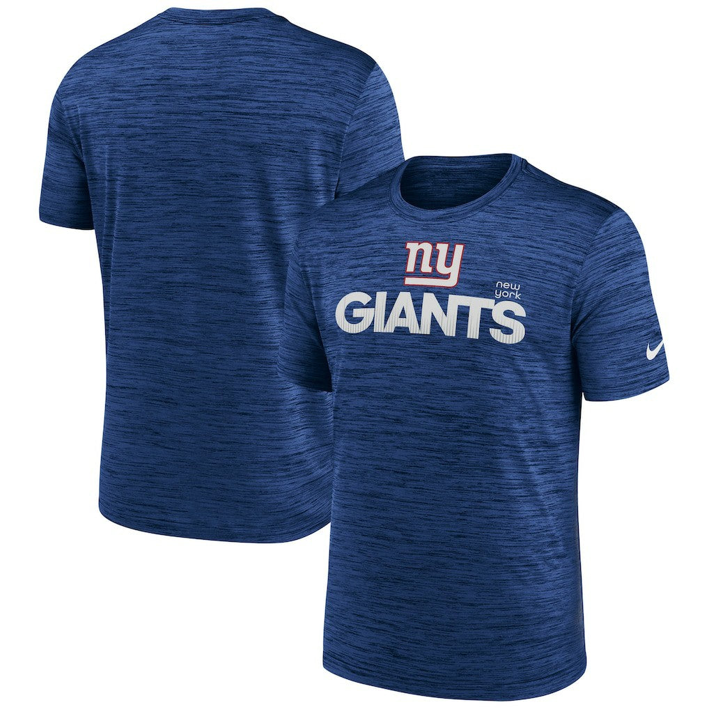 New York Giants Blitz Velocity Modern Dri-FIT T-Shirt Royal | Nike for Sale