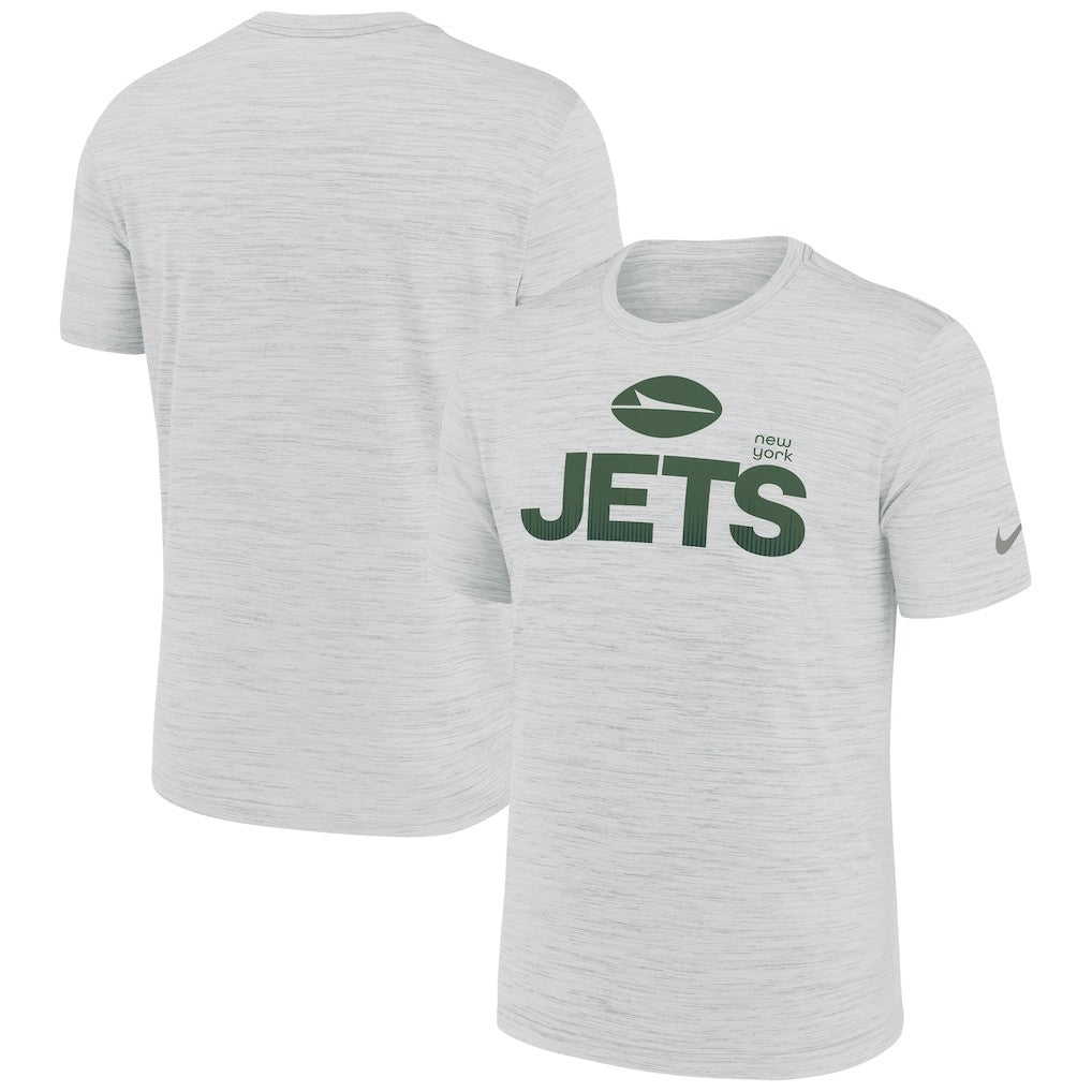 New York Jets Blitz Velocity Modern Dri-FIT T-Shirt Ash | Nike for Sale