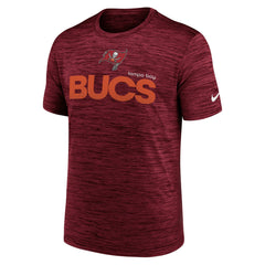 Tampa Bay Buccaneers Blitz Velocity Modern Dri-FIT T-Shirt Red | Nike for Sale