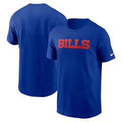 Buffalo Bills Primetime Wordmark Essential T-Shirt Royal | Nike for Sale