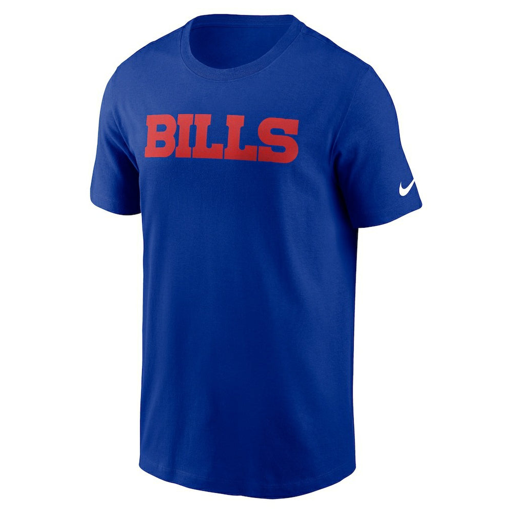 Buffalo Bills Primetime Wordmark Essential T-Shirt Royal | Nike for Sale