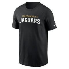 Jacksonville Jaguars Primetime Wordmark Essential T-Shirt Black | Nike for Sale