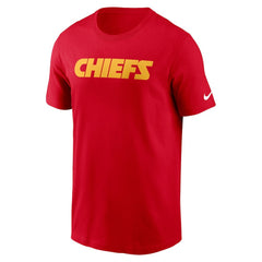Kansas City Chiefs Primetime Wordmark Essential T-Shirt Red | Nike for Sale
