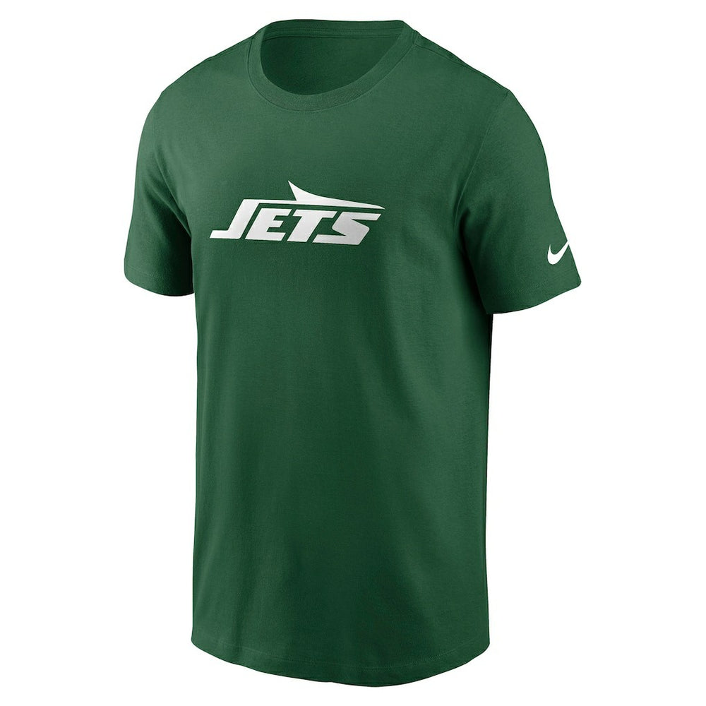 New York Jets Primetime Wordmark Essential T-Shirt Green | Nike for Sale