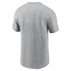Seattle Seahawks Primetime Wordmark Essential T-Shirt Heather Gray | Nike for Sale