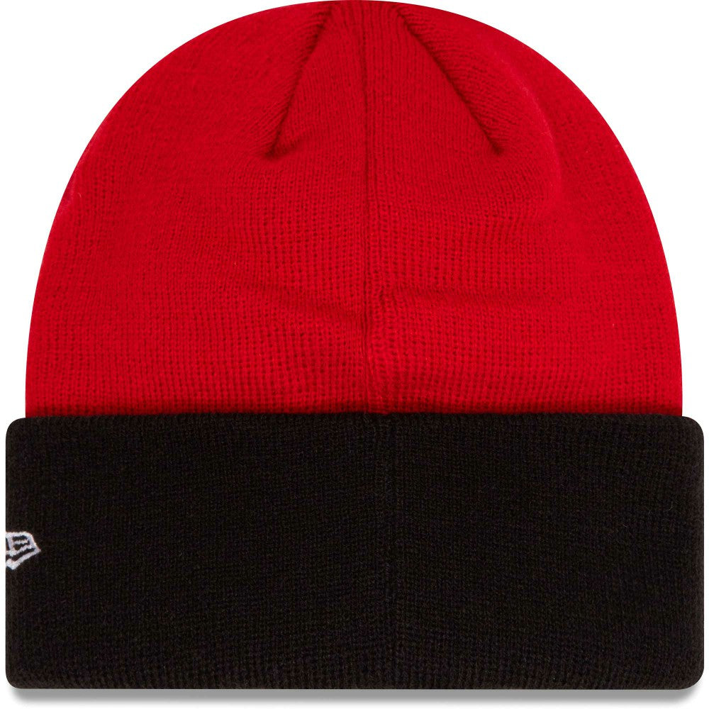 AC Milan New Era Youth Wordmark Cuffed Knit Hat Red | New Era Sale