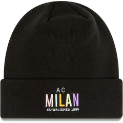AC Milan New Era Wordmark Cuffed Knit Hat Black | New Era discount