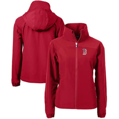 Boston Red Sox Cutter & Buck Women's Charter Eco Recycled Full-Zip Jacket - MLB