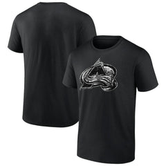 Colorado Avalanche Iced Out T-Shirt - Black - NHL