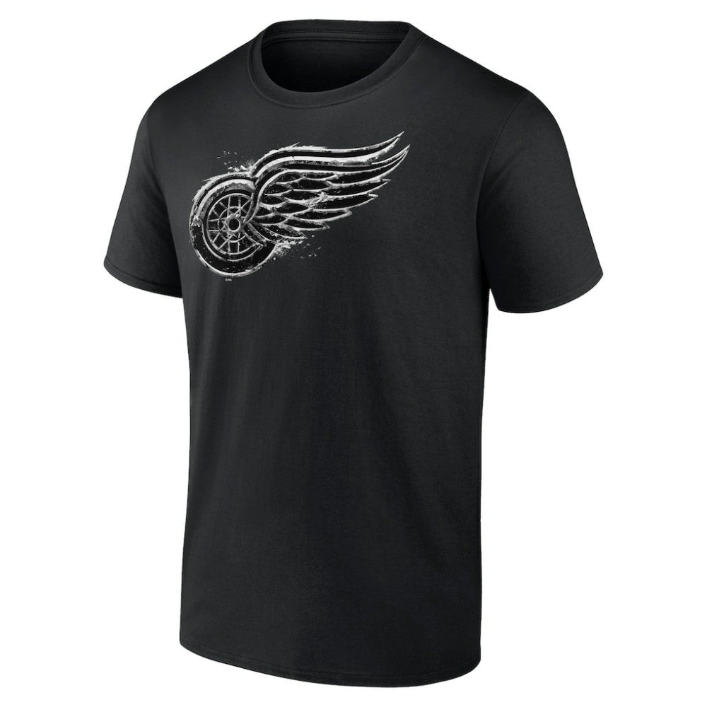 Detroit Red Wings Iced Out T-Shirt - Black - NHL