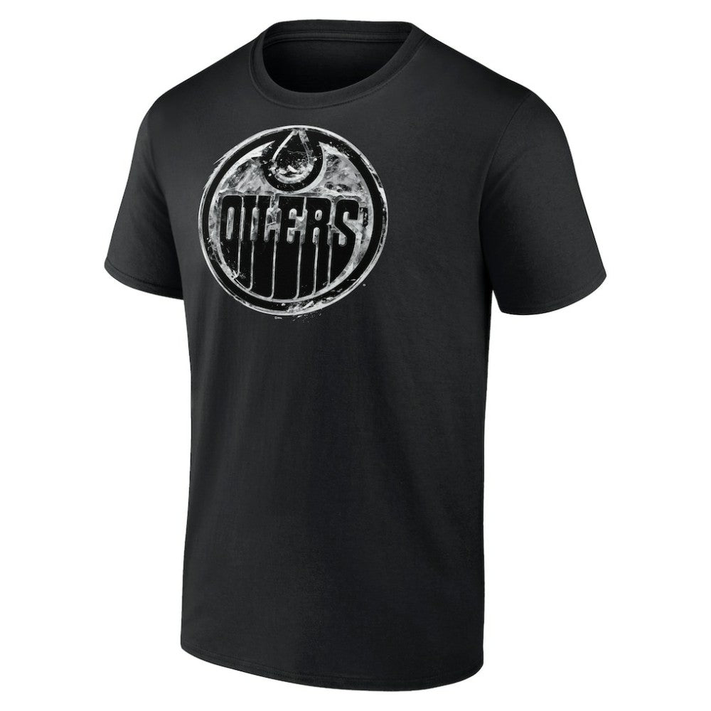 Edmonton Oilers Iced Out T-Shirt - Black - NHL